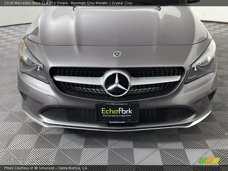 Mountain Grey Metallic / Crystal Grey 2018 Mercedes-Benz CLA 250 Coupe