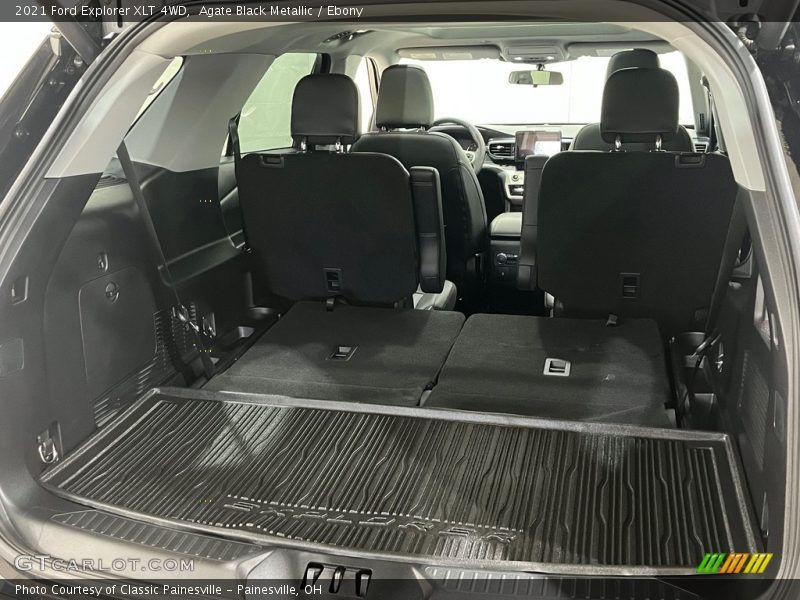 Agate Black Metallic / Ebony 2021 Ford Explorer XLT 4WD