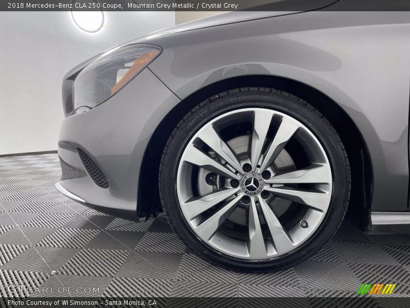 Mountain Grey Metallic / Crystal Grey 2018 Mercedes-Benz CLA 250 Coupe