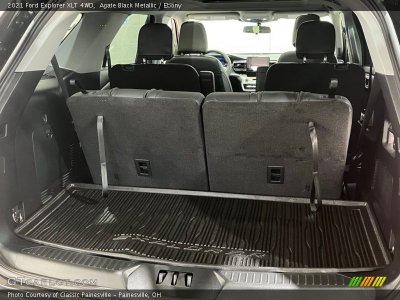 Agate Black Metallic / Ebony 2021 Ford Explorer XLT 4WD