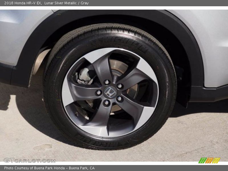 Lunar Silver Metallic / Gray 2018 Honda HR-V EX