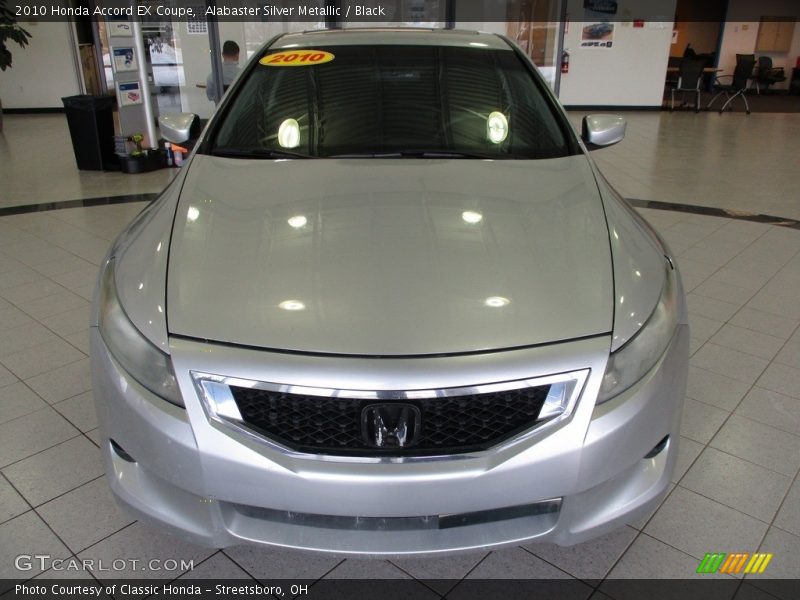 Alabaster Silver Metallic / Black 2010 Honda Accord EX Coupe