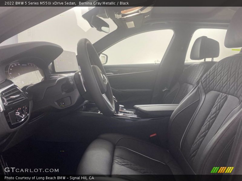 Bernina Gray Metallic / Black 2022 BMW 5 Series M550i xDrive Sedan