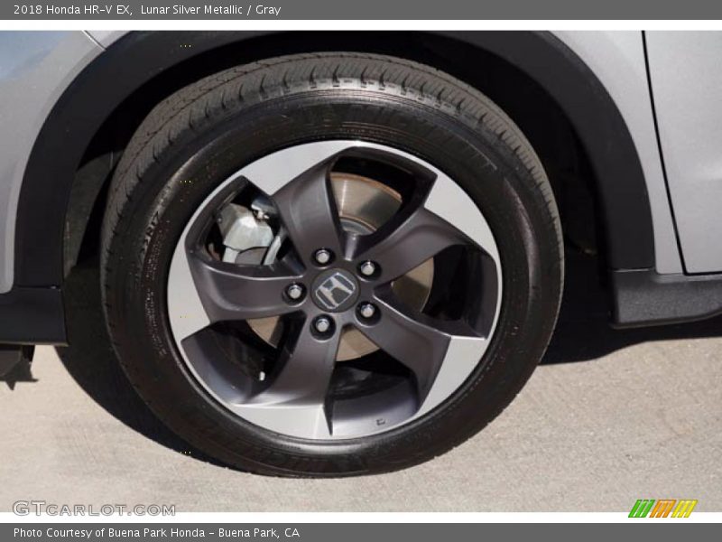 Lunar Silver Metallic / Gray 2018 Honda HR-V EX