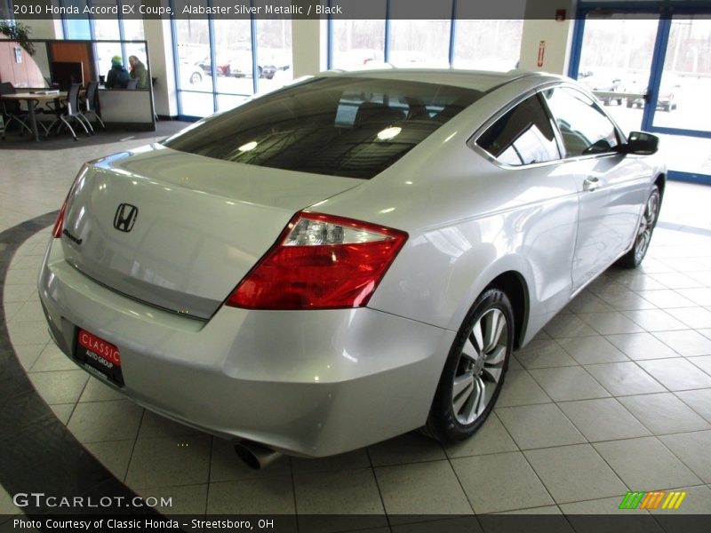 Alabaster Silver Metallic / Black 2010 Honda Accord EX Coupe