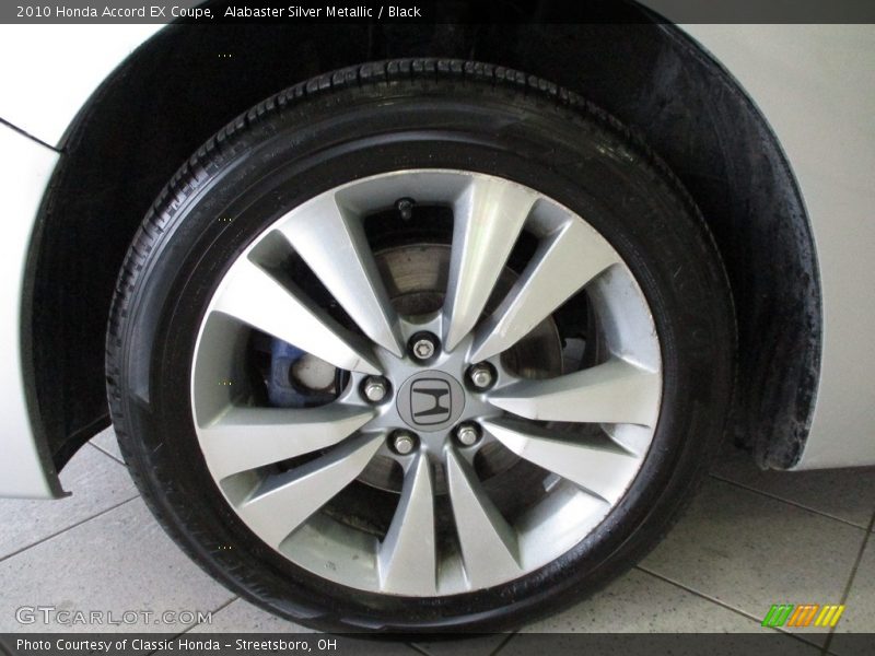 Alabaster Silver Metallic / Black 2010 Honda Accord EX Coupe