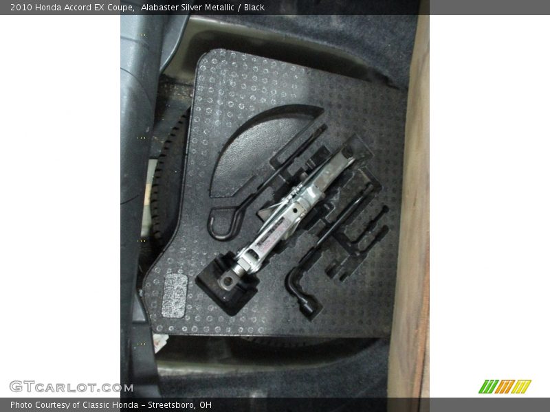 Alabaster Silver Metallic / Black 2010 Honda Accord EX Coupe