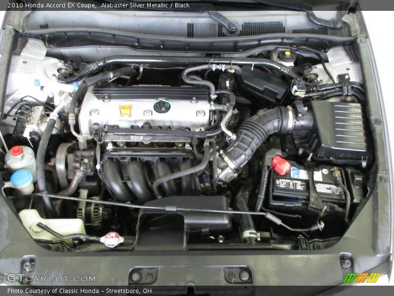 Alabaster Silver Metallic / Black 2010 Honda Accord EX Coupe