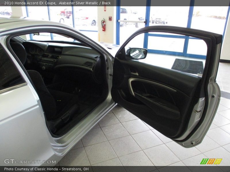 Alabaster Silver Metallic / Black 2010 Honda Accord EX Coupe