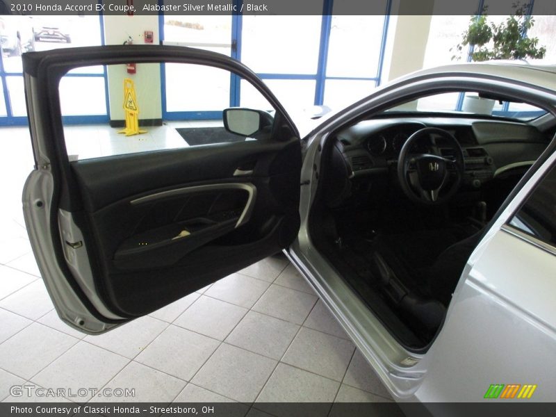 Alabaster Silver Metallic / Black 2010 Honda Accord EX Coupe