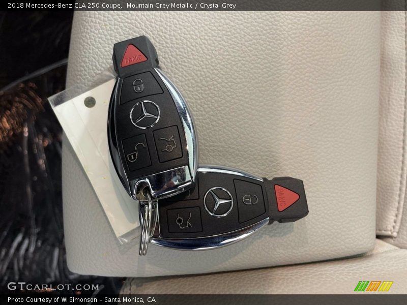 Mountain Grey Metallic / Crystal Grey 2018 Mercedes-Benz CLA 250 Coupe