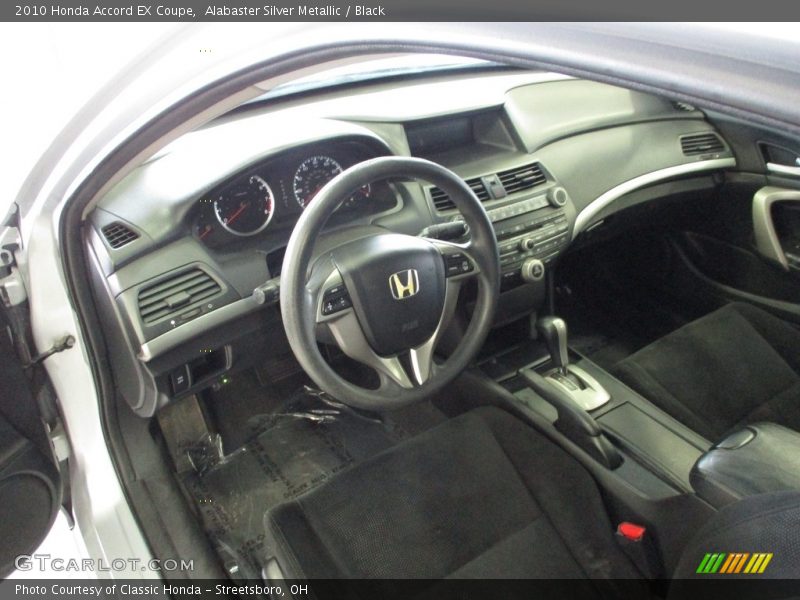 Alabaster Silver Metallic / Black 2010 Honda Accord EX Coupe