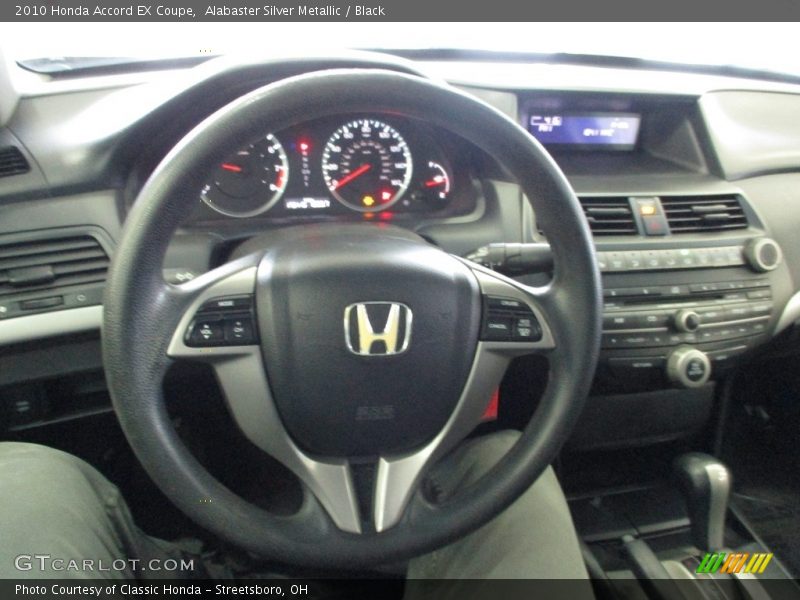Alabaster Silver Metallic / Black 2010 Honda Accord EX Coupe