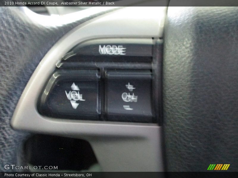 Alabaster Silver Metallic / Black 2010 Honda Accord EX Coupe