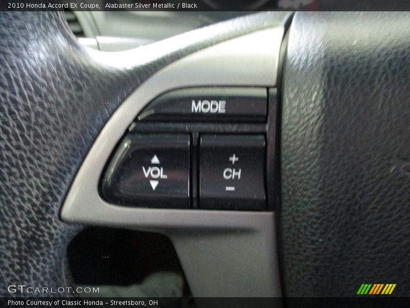 Alabaster Silver Metallic / Black 2010 Honda Accord EX Coupe