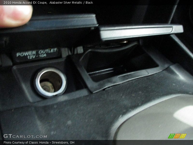 Alabaster Silver Metallic / Black 2010 Honda Accord EX Coupe