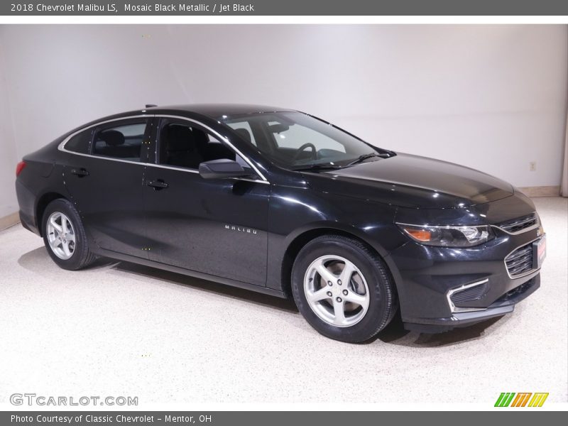 Mosaic Black Metallic / Jet Black 2018 Chevrolet Malibu LS