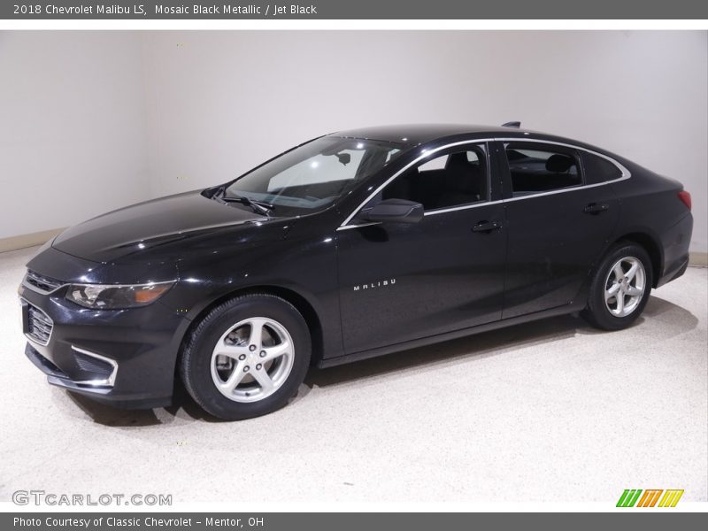 Mosaic Black Metallic / Jet Black 2018 Chevrolet Malibu LS