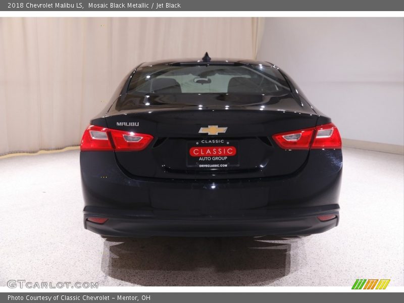 Mosaic Black Metallic / Jet Black 2018 Chevrolet Malibu LS