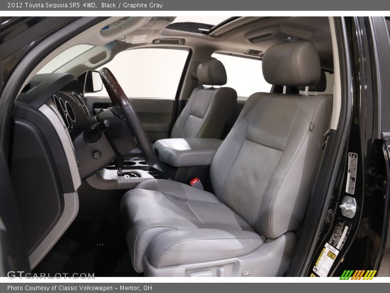Black / Graphite Gray 2012 Toyota Sequoia SR5 4WD