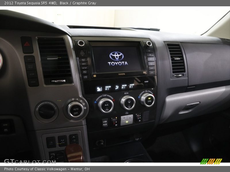 Black / Graphite Gray 2012 Toyota Sequoia SR5 4WD