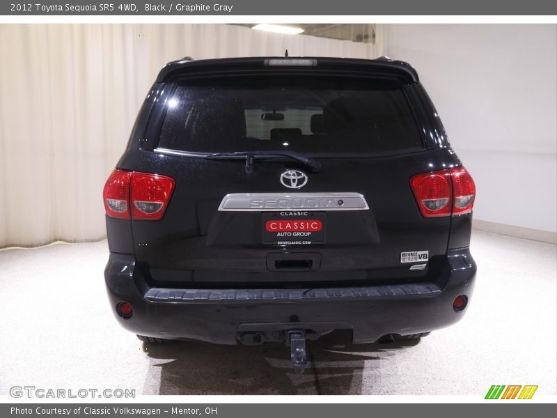Black / Graphite Gray 2012 Toyota Sequoia SR5 4WD