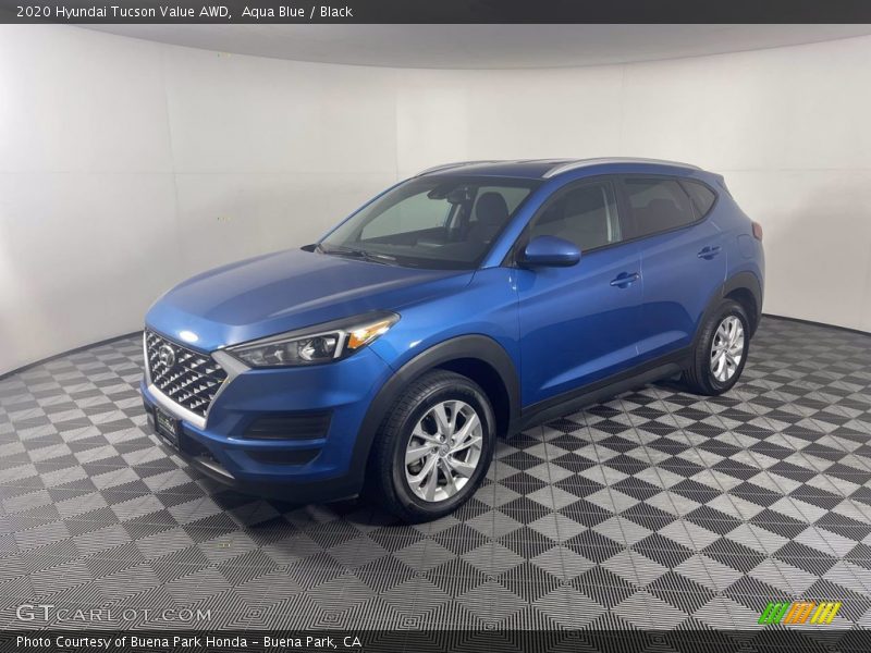 Aqua Blue / Black 2020 Hyundai Tucson Value AWD