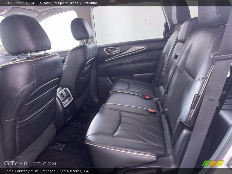 Majestic White / Graphite 2018 Infiniti QX60 3.5 AWD