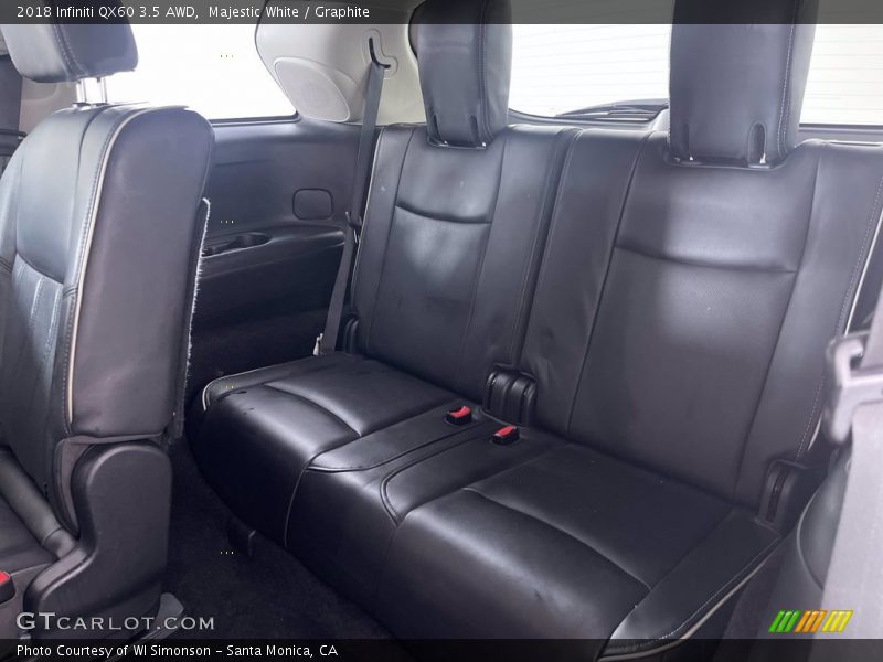 Majestic White / Graphite 2018 Infiniti QX60 3.5 AWD
