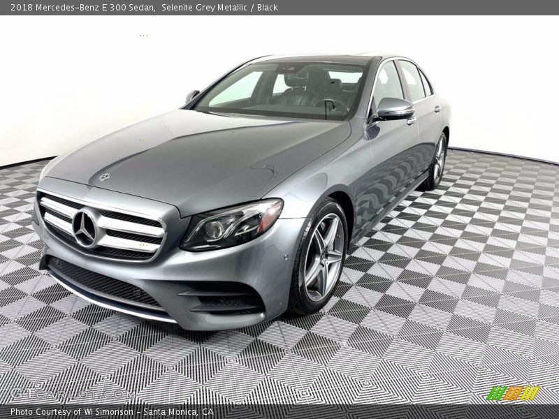 Selenite Grey Metallic / Black 2018 Mercedes-Benz E 300 Sedan