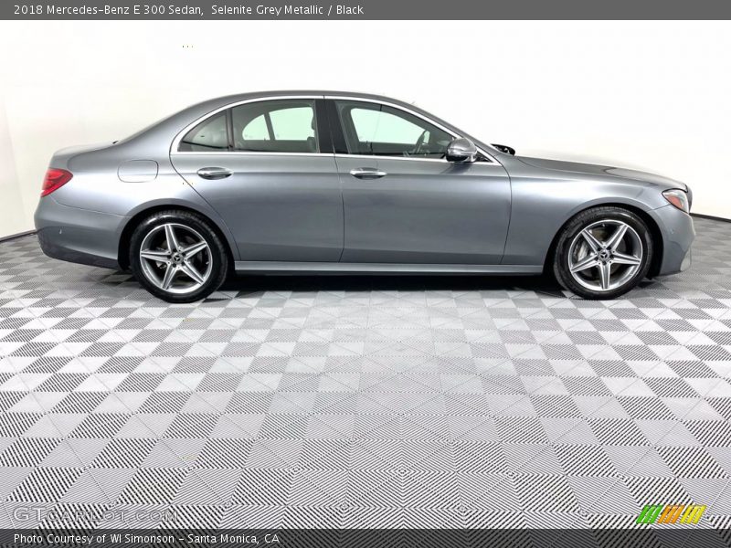 Selenite Grey Metallic / Black 2018 Mercedes-Benz E 300 Sedan