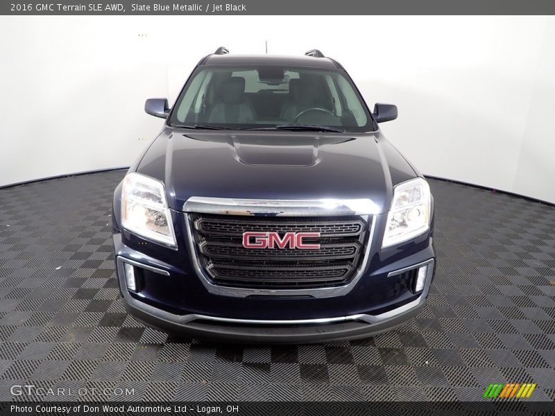 Slate Blue Metallic / Jet Black 2016 GMC Terrain SLE AWD