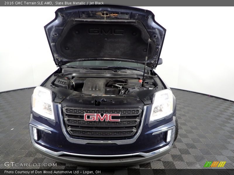 Slate Blue Metallic / Jet Black 2016 GMC Terrain SLE AWD