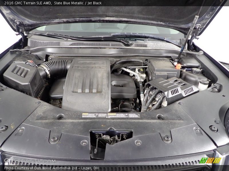 Slate Blue Metallic / Jet Black 2016 GMC Terrain SLE AWD