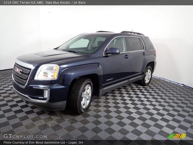 Slate Blue Metallic / Jet Black 2016 GMC Terrain SLE AWD