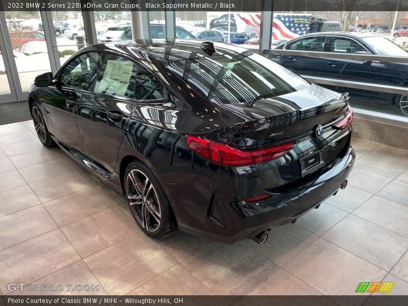 Black Sapphire Metallic / Black 2022 BMW 2 Series 228i xDrive Gran Coupe