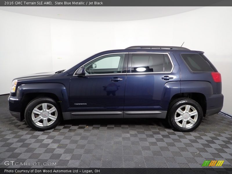 Slate Blue Metallic / Jet Black 2016 GMC Terrain SLE AWD