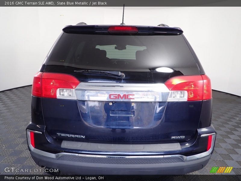 Slate Blue Metallic / Jet Black 2016 GMC Terrain SLE AWD