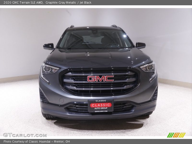 Graphite Gray Metallic / Jet Black 2020 GMC Terrain SLE AWD