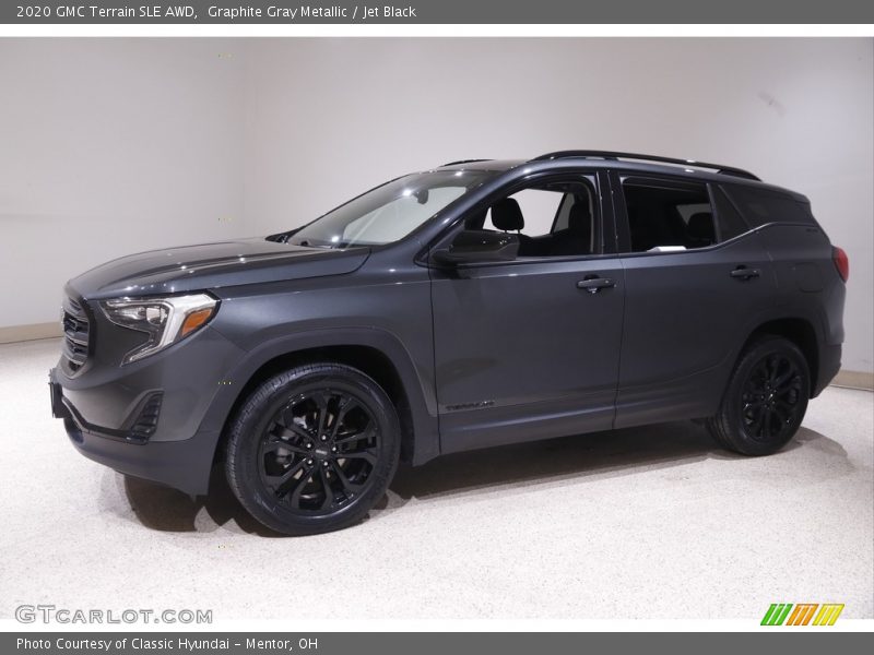 Graphite Gray Metallic / Jet Black 2020 GMC Terrain SLE AWD
