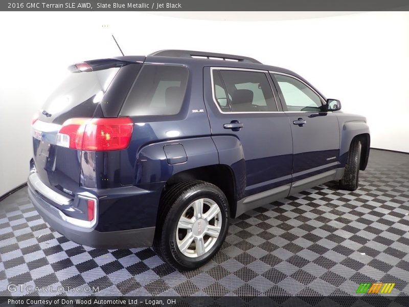 Slate Blue Metallic / Jet Black 2016 GMC Terrain SLE AWD