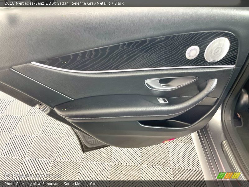 Selenite Grey Metallic / Black 2018 Mercedes-Benz E 300 Sedan