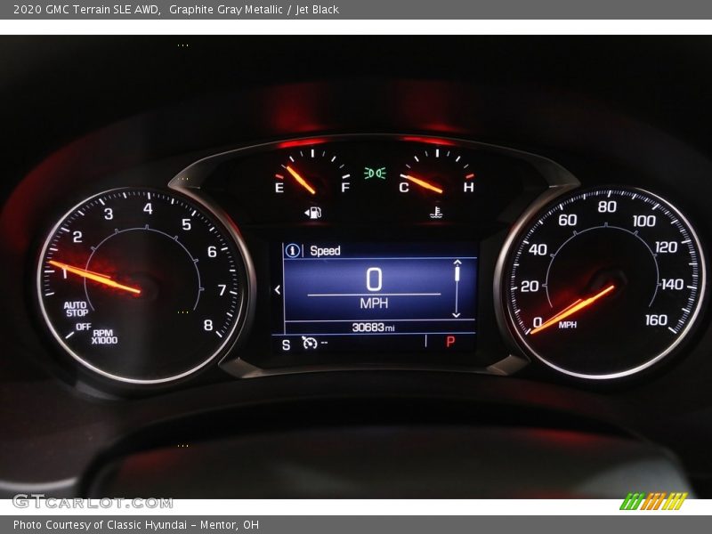 Graphite Gray Metallic / Jet Black 2020 GMC Terrain SLE AWD
