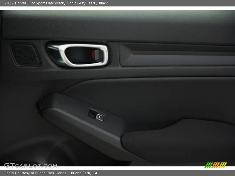 Sonic Gray Pearl / Black 2022 Honda Civic Sport Hatchback