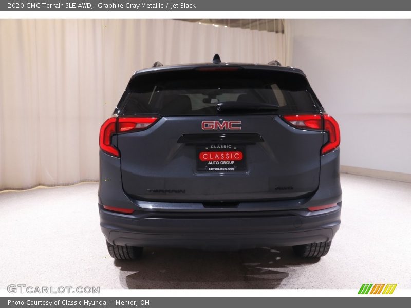 Graphite Gray Metallic / Jet Black 2020 GMC Terrain SLE AWD