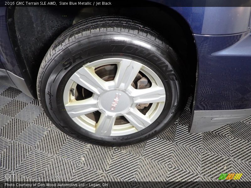 Slate Blue Metallic / Jet Black 2016 GMC Terrain SLE AWD