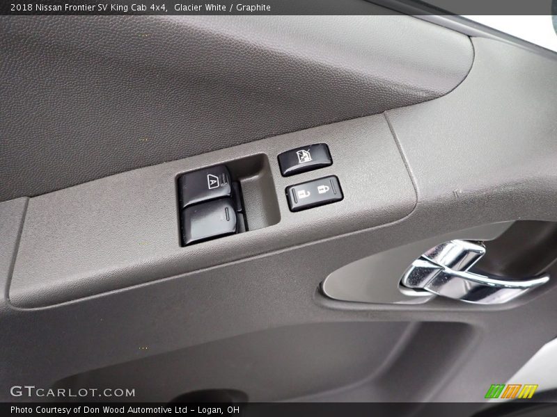 Glacier White / Graphite 2018 Nissan Frontier SV King Cab 4x4