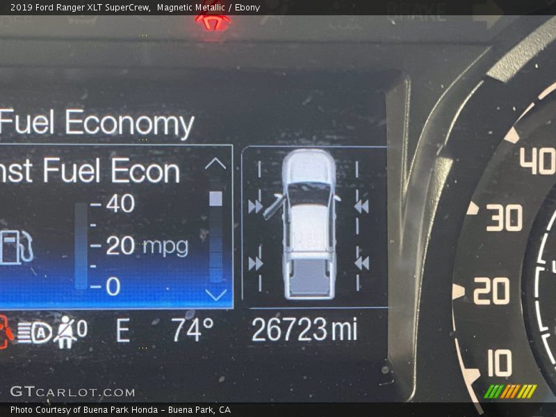 Magnetic Metallic / Ebony 2019 Ford Ranger XLT SuperCrew