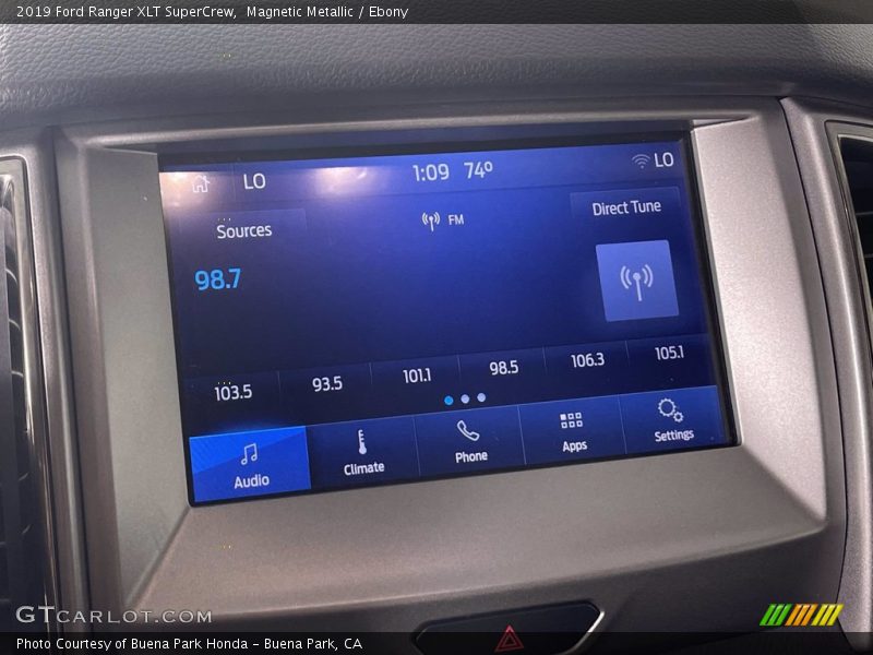 Magnetic Metallic / Ebony 2019 Ford Ranger XLT SuperCrew