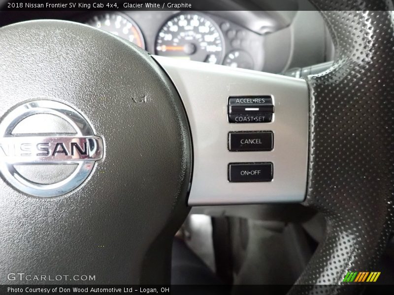 Glacier White / Graphite 2018 Nissan Frontier SV King Cab 4x4